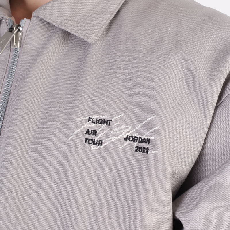 мужская серая куртка Jordan Flight Heritage Jacket DJ0238-016 - цена, описание, фото 3